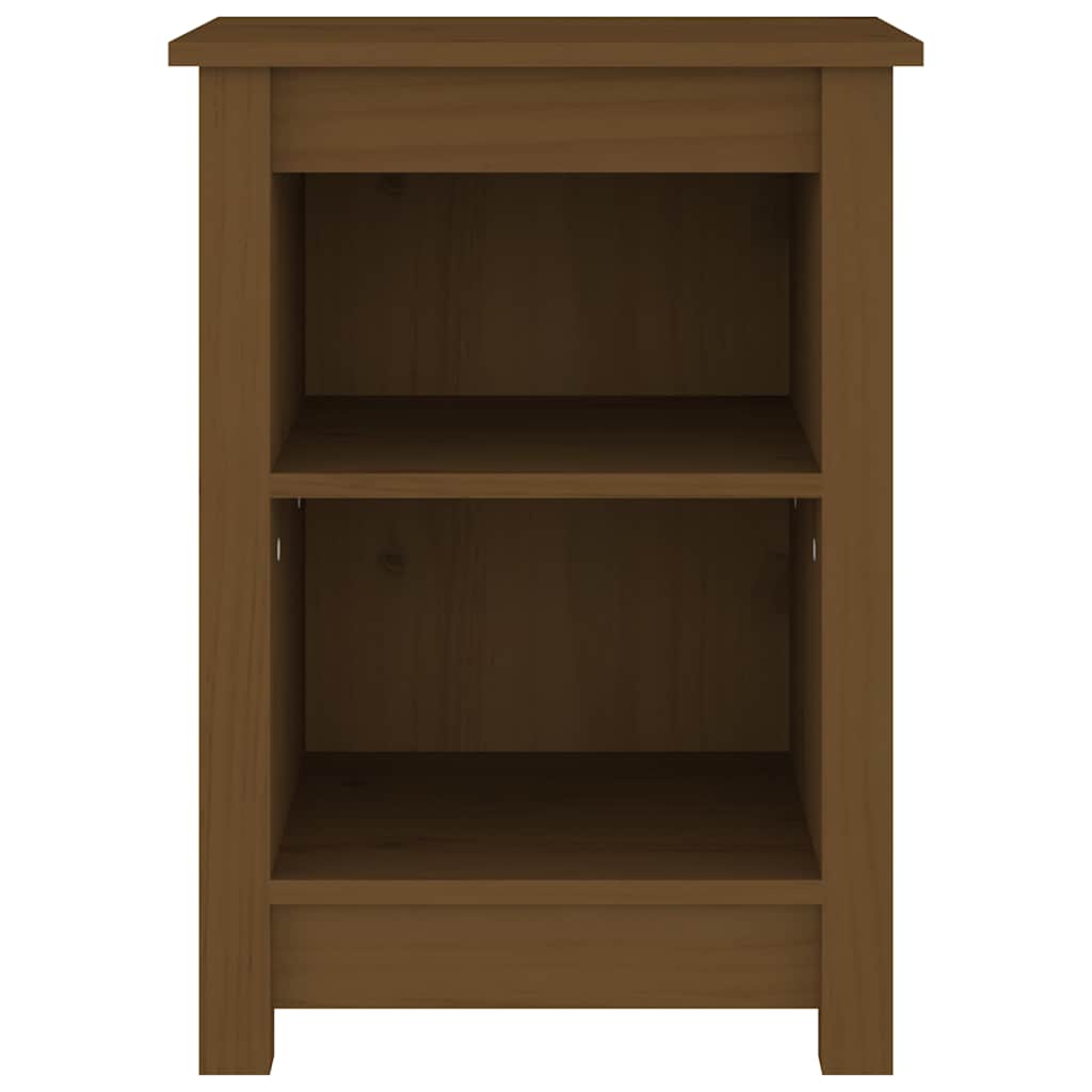vidaXL Bedside Cabinets 2 pcs Honey Brown 40x35x55 cm Solid Wood Pine 4