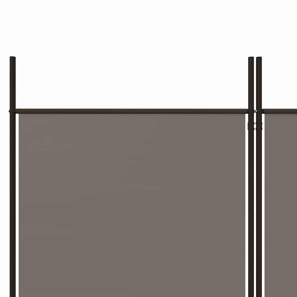 vidaXL 6-Panel Room Divider Anthracite 300x180 cm Fabric 6
