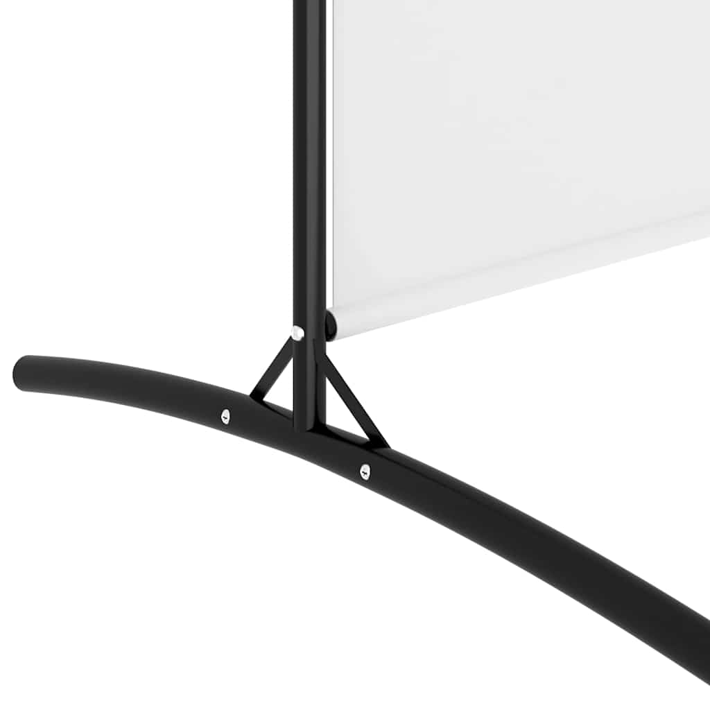 vidaXL 4-Panel Room Divider White 346x180 cm Fabric 6