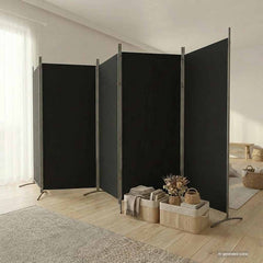 vidaXL 5-Panel Room Divider Fabric 433 x 180 cm