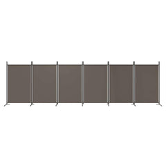 vidaXL 6-Panel Room Divider Anthracite 520x180 cm Fabric 3