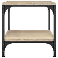 vidaXL Side Tables 2 pcs Sonoma Oak 40x40x40 cm Engineered Wood 6