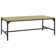 vidaXL Coffee Table Sonoma Oak 100x50x35 cm Engineered Wood 2
