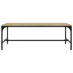 vidaXL Coffee Table Sonoma Oak 100x50x35 cm Engineered Wood 4