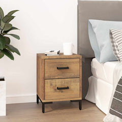 vidaXL Bedside Cabinet Solid Pinewood