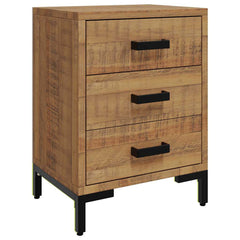 vidaXL Bedside Cabinet Brown 36x30x54 cm Solid Pinewood 2