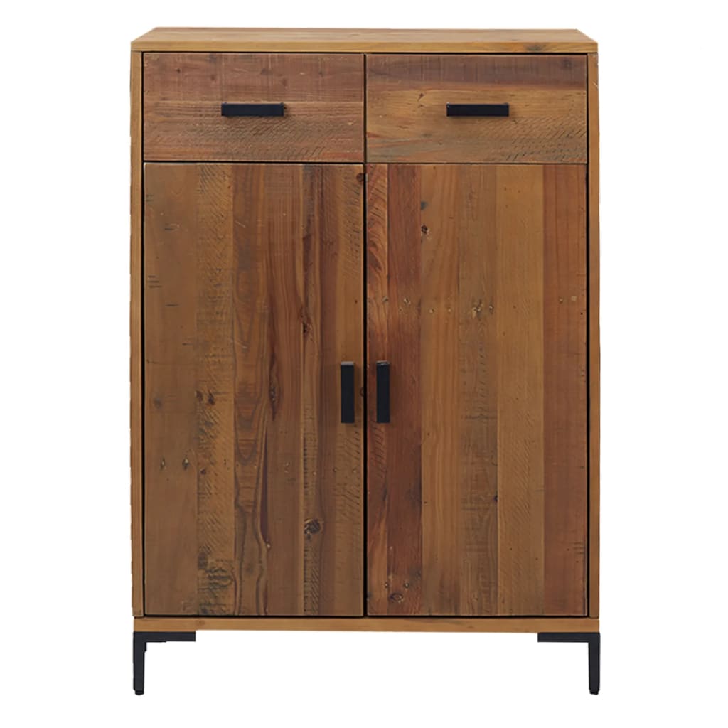 vidaXL Shoe Rack 75x40x110 cm Solid Pinewood 3