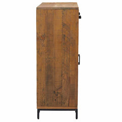 vidaXL Shoe Rack 75x40x110 cm Solid Pinewood 5