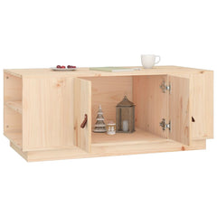 vidaXL Coffee Table | Pine | Solid pine wood | Coffee Table | Rectangular 4