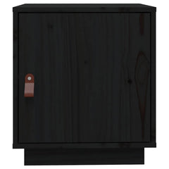 vidaXL Bedside Cabinets 2 pcs Black 40x34x45 cm Solid Wood Pine 6