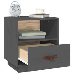 vidaXL Bedside Cabinet | Set of 2 | Grey 5