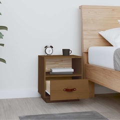 vidaXL Bedside Cabinet | Honey Brown 3