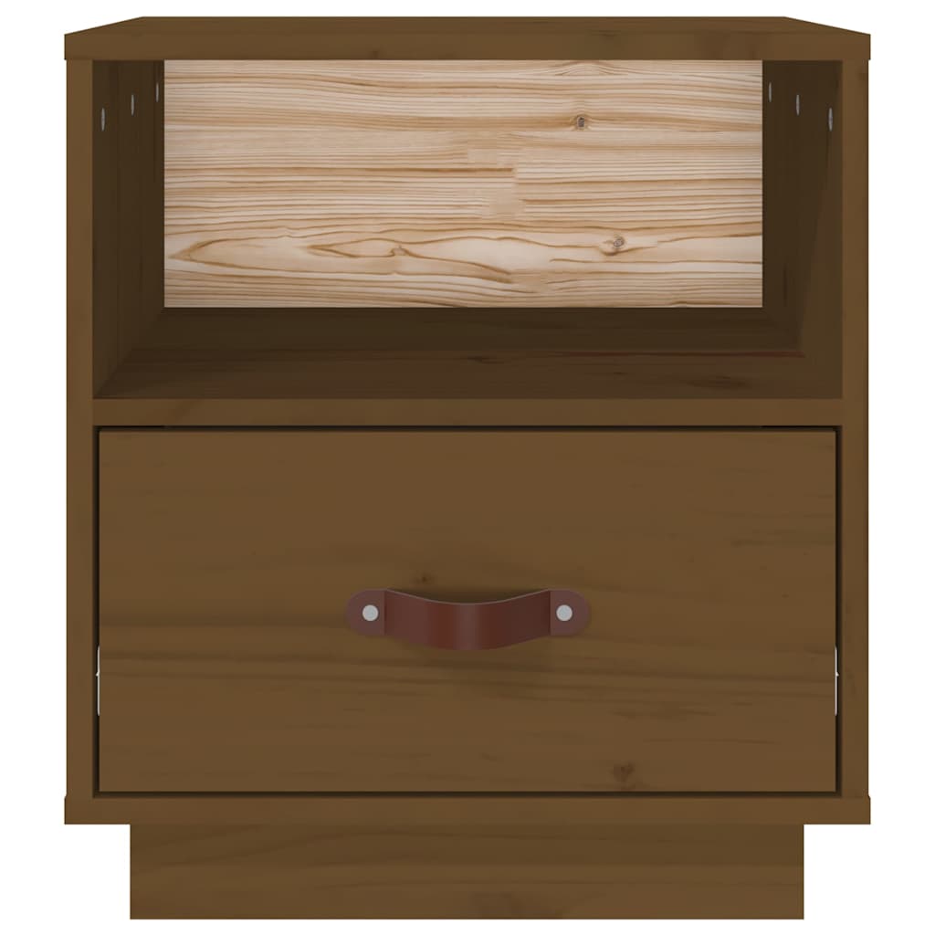vidaXL Bedside Cabinet | Honey Brown 6