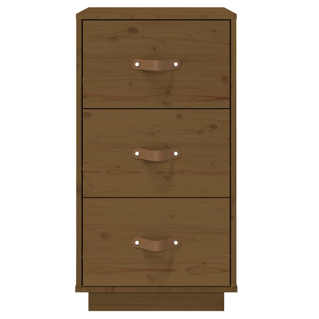 vidaXL Bedside Cabinet | Honey Brown | Solid Pine Wood | 40x40x75 cm 5