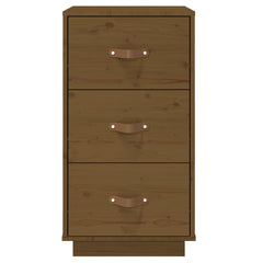 vidaXL Bedside Cabinet | Honey Brown | Solid Pine Wood | 40x40x75 cm 5
