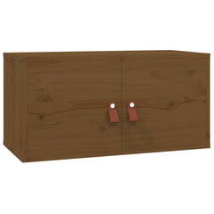 vidaXL Wall Cabinets 2 pcs Honey Brown 60x30x30 cm Solid Wood Pine 4