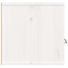 vidaXL Wall Cabinet White 80x30x30 cm Solid Wood Pine 6