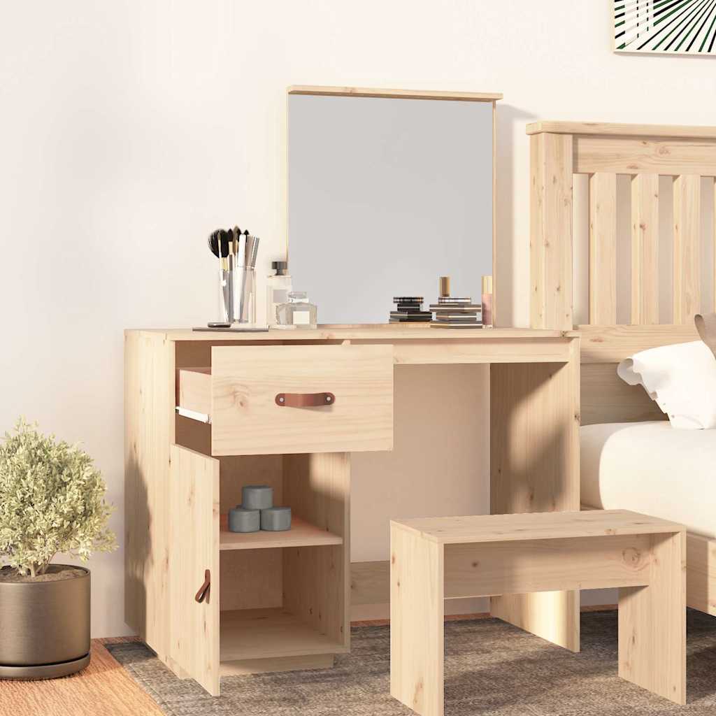 Dressing Table Solid Wood Pine
