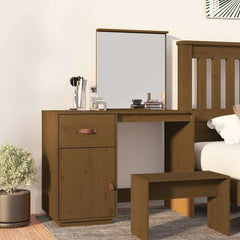 Dressing Table Solid Wood Pine in Honey Brown