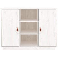 Sideboard 100x40x75 cm Solid Wood Pine White