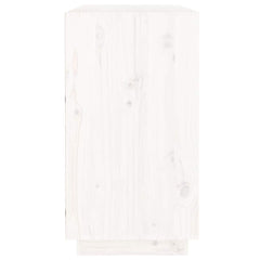 Sideboard 100x40x75 cm Solid Wood Pine White