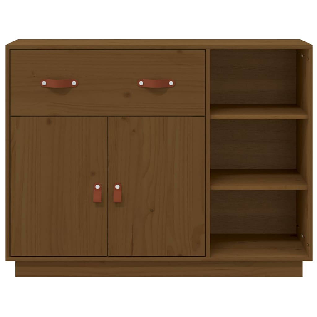 Sideboard 98,5x40x75 cm Solid Wood Pine Honey brown