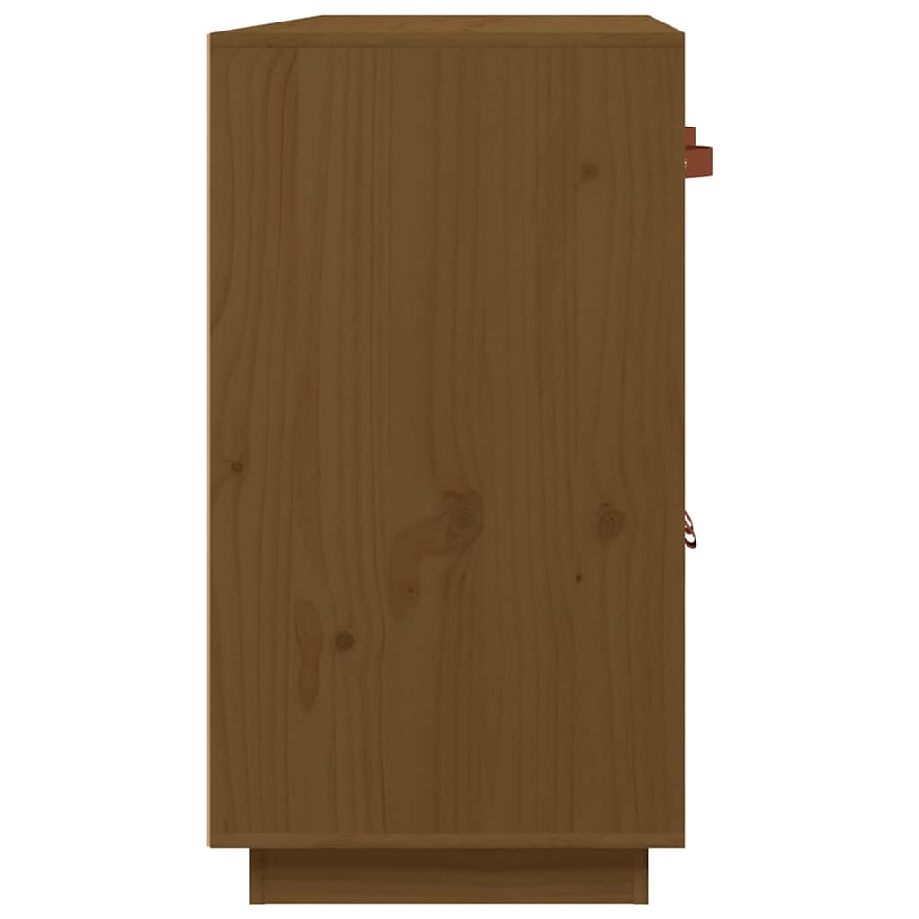 Sideboard 98,5x40x75 cm Solid Wood Pine Honey brown