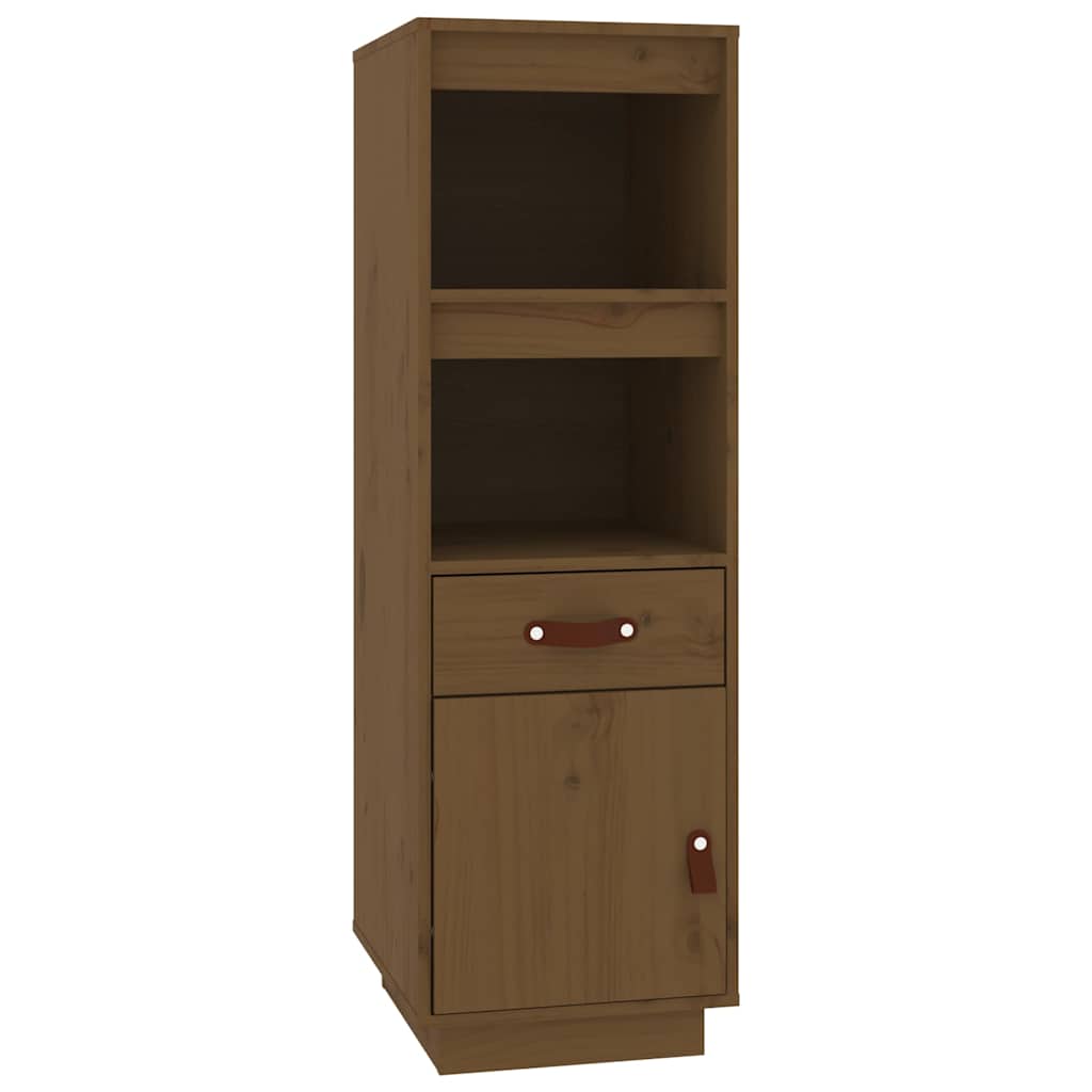 vidaXL Highboard Honey Brown 34x40x108,5 cm Solid Wood Pine 2