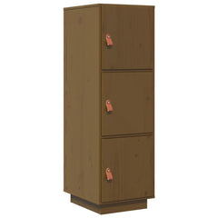vidaXL Highboard Honey Brown 34x40x108.5 cm Solid Wood Pine 2
