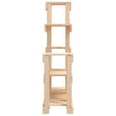vidaXL Plant Stand 92x25x97 cm Solid Wood Pine 6