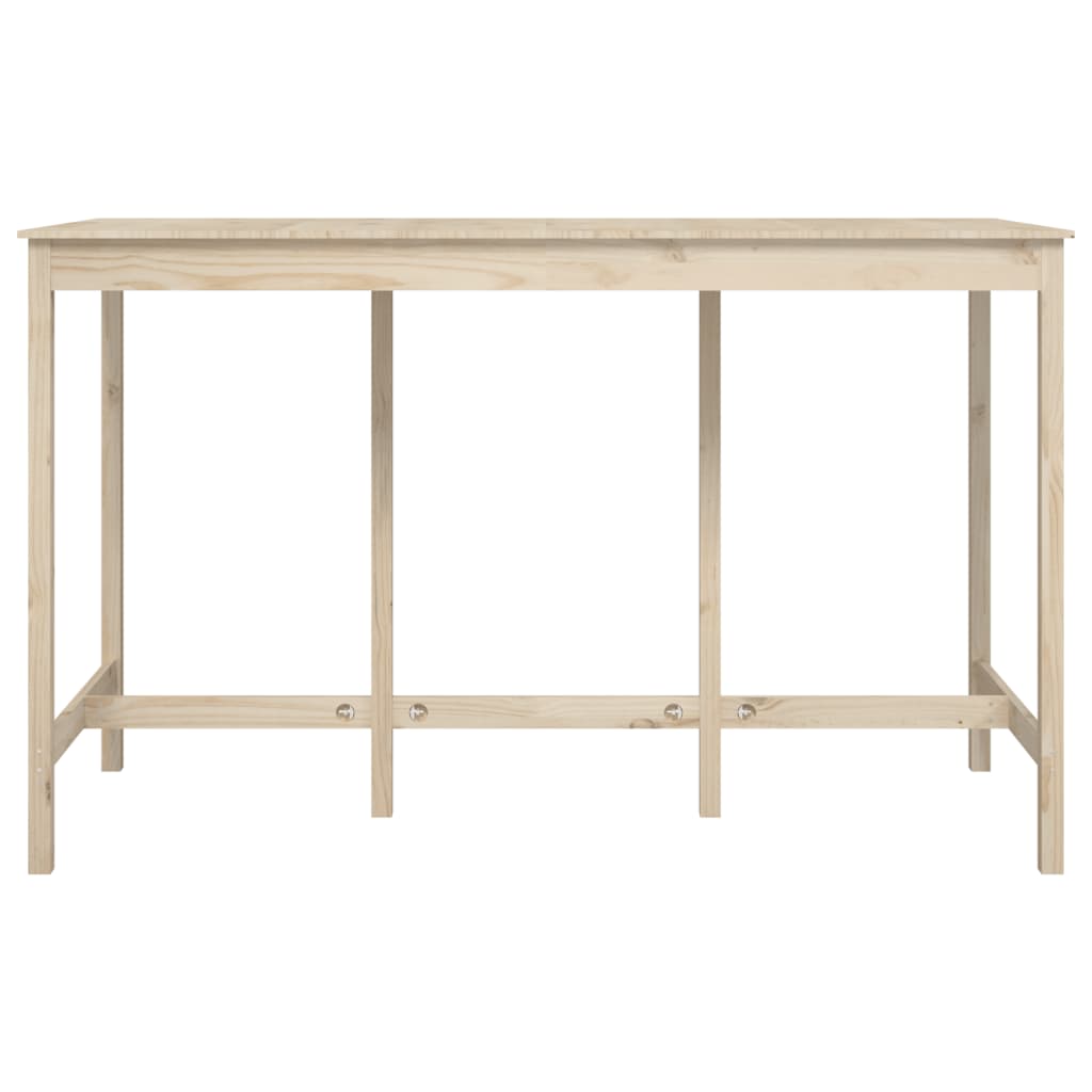 vidaXL Bar Table 180x80x110 cm Solid Wood Pine 3