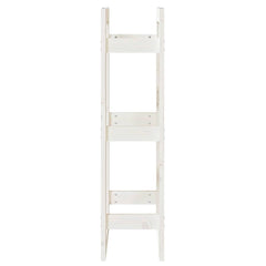 vidaXL Firewood Rack White 41x25x100 cm Solid Wood Pine 6