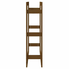 vidaXL Firewood Rack Honey Brown 80x25x100 cm Solid Wood Pine 6