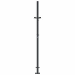 Garden Gate Anthracite Steel Grass Design 100 x 150 cm