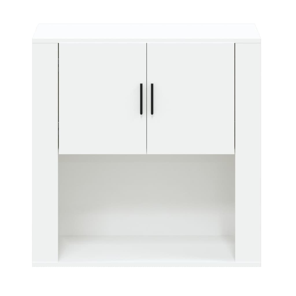 vidaXL Wall Cabinet White 80x33x80 cm Engineered Wood 3