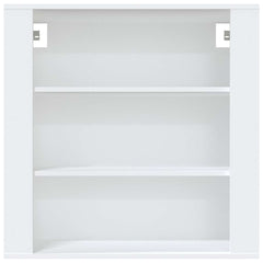 vidaXL Wall Cabinet White 80x33x80 cm Engineered Wood 3