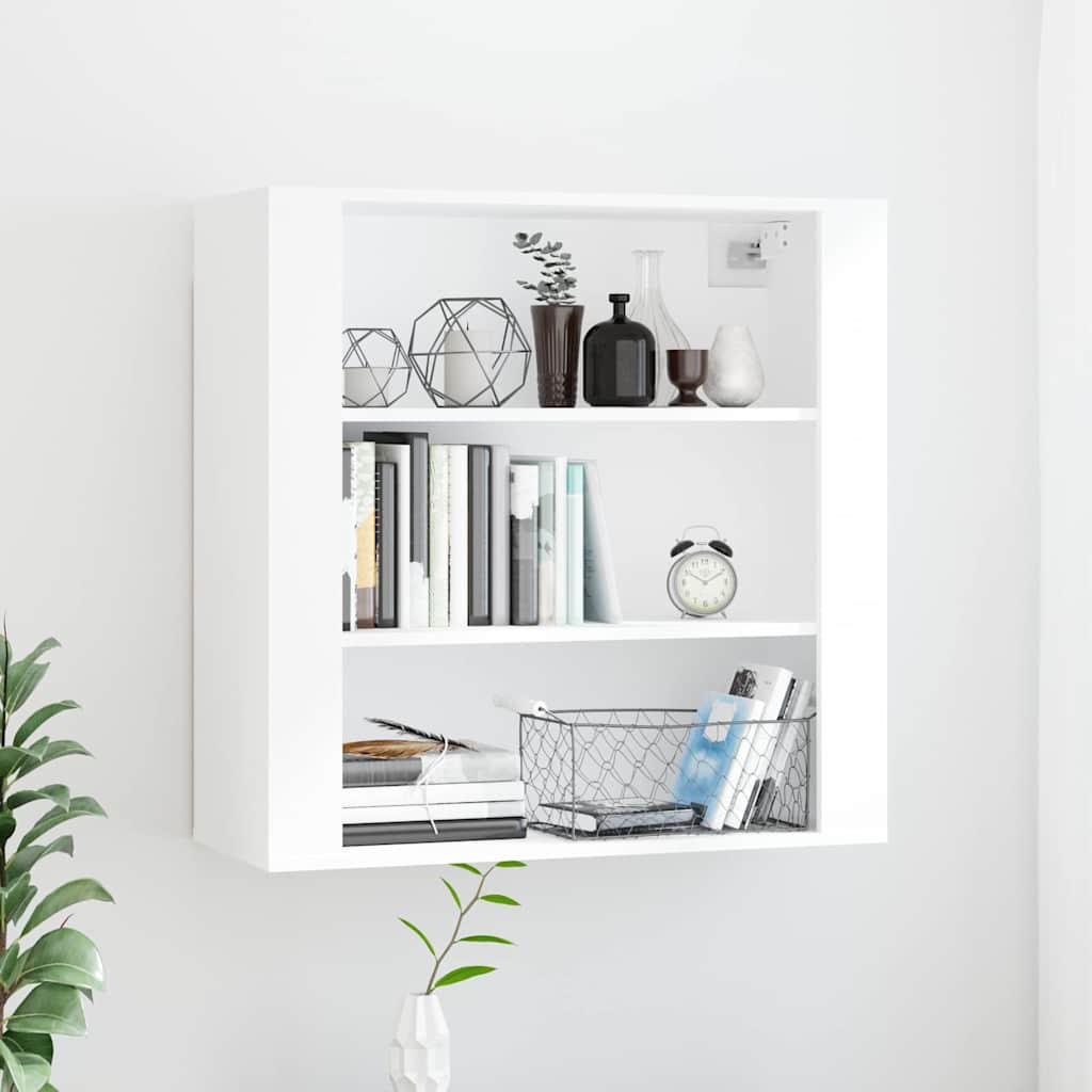 vidaXL Wall Cabinet White 80x33x80 cm Engineered Wood 1