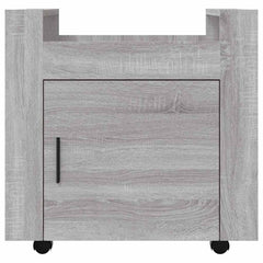 vidaXL Desk Trolley Grey Sonoma 60x45x60 cm Engineered Wood 6