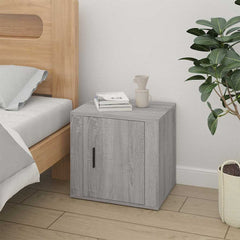 vidaXL Bedside Cabinet | Set of 2 | Grey Sonoma | Engineered wood | Standard 3