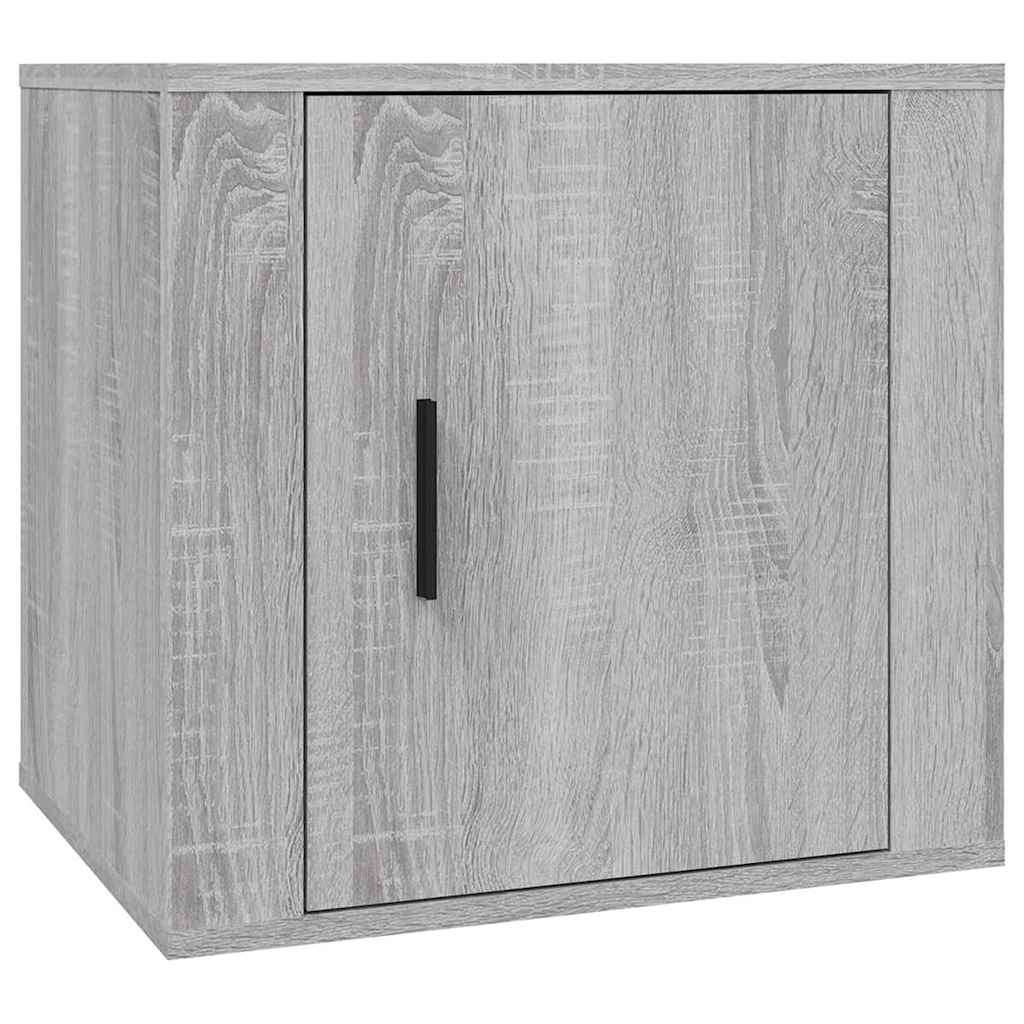 vidaXL Bedside Cabinet | Set of 2 | Grey Sonoma | Engineered wood | Standard 5