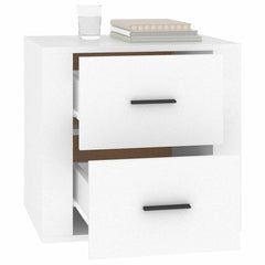 vidaXL Bedside Cabinet White 50x39x47 cm 5