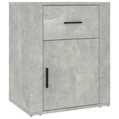 vidaXL Bedside Cabinet | Concrete Grey | Engineered wood | Small 2