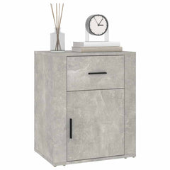 vidaXL Bedside Cabinet | Concrete Grey | Engineered wood | Small 4