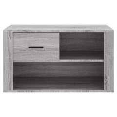 vidaXL Shoe Cabinet Grey Sonoma 80x35x45 cm Engineered Wood 5