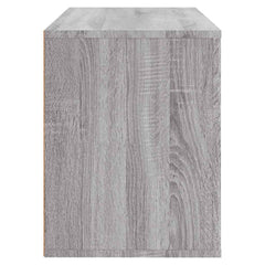 vidaXL Shoe Cabinet Grey Sonoma 80x35x45 cm Engineered Wood 6