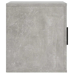 vidaXL TV Cabinet Concrete Grey 100x35x40 cm Engineered Wood 6