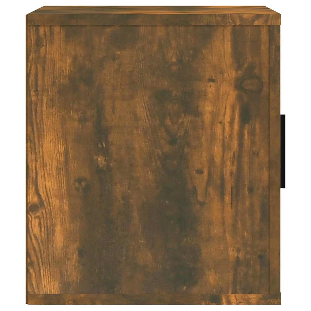 vidaXL TV Cabinet Smoked Oak 100x35x40 cm Engineered Wood 6