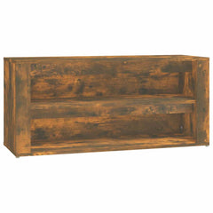 vidaXL Shoe Rack | Smoked oak | Engineered wood | Medium | Shoe Rack 2