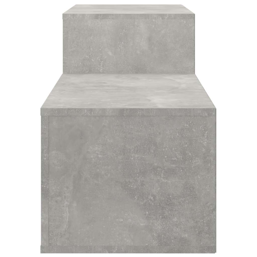 vidaXL Shoe Cabinet Concrete Grey 150x35x45 cm Engineered Wood 6