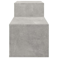 vidaXL Shoe Cabinet Concrete Grey 150x35x45 cm Engineered Wood 6